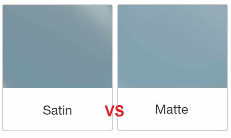 Matte vs Satin vs Gloss Paint